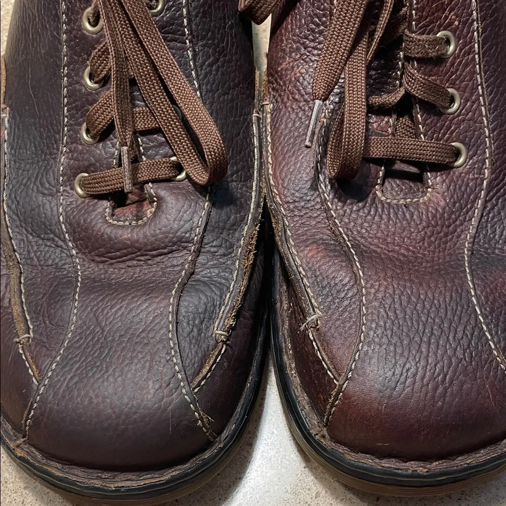 Dr. Martens Two-Tone Brown Leather Derbys